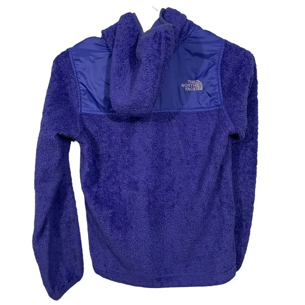 The North Face Purple Fuzzy Full Zip Jacket